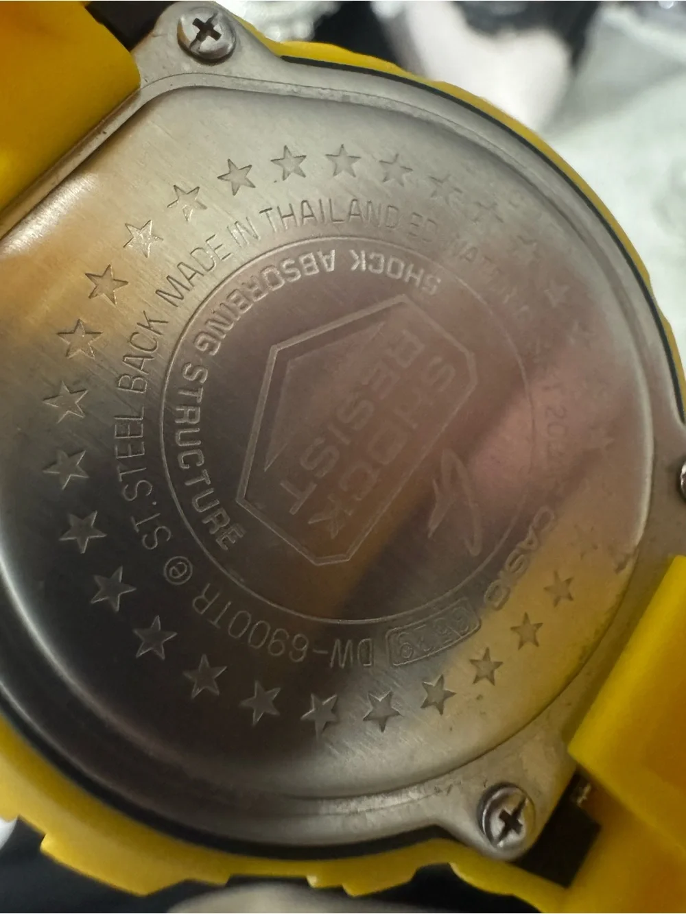 Casio G-Shock Yellow Digital Illuminator Watch